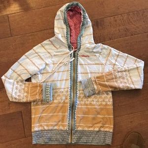Billabong reversible zip sweatshirt/hoodie